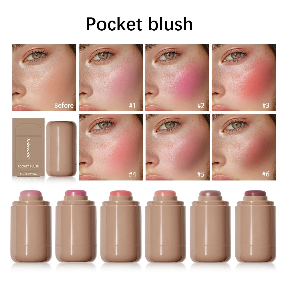3 in 1 Blush Stick and Lip Gloss Makeup