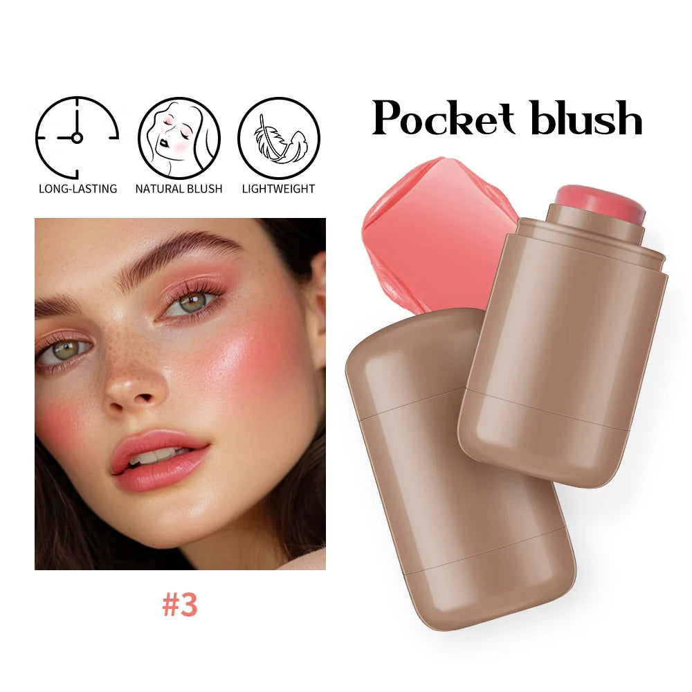 3 in 1 Blush Stick and Lip Gloss Makeup