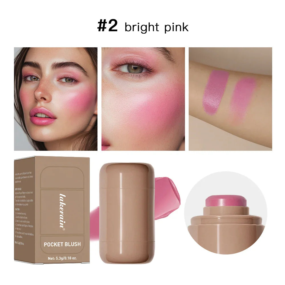 3 in 1 Blush Stick and Lip Gloss Makeup