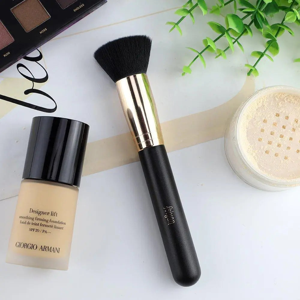 Wood Handle Makeup Brush Set