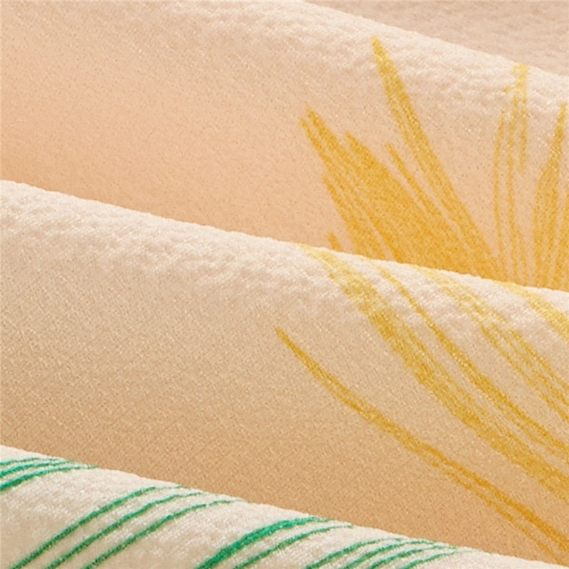 Plunge Neck Tied Open Back Tropical Dress Deep V Neck Fit and Flare Women Dresses Short Sleeve Summer Dress